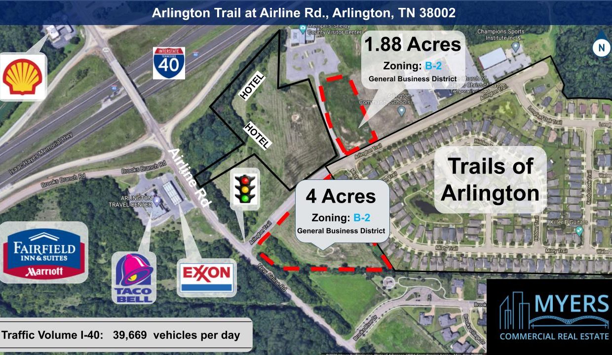 Arlington Trails Aerial Map